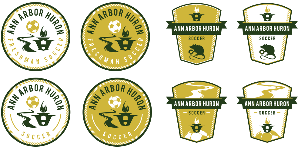 more ann arbor soccer logo options