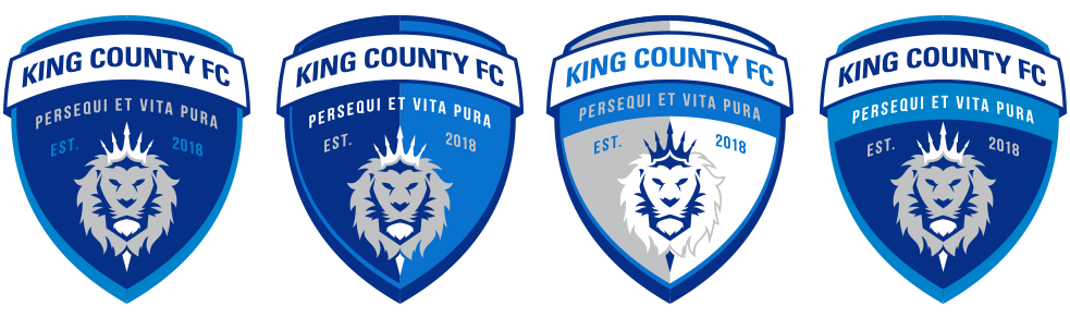custom soccer crest designs for king county fc
