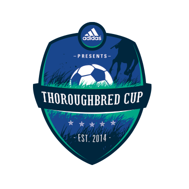 thoroughbred cup soccer crest design