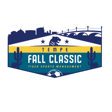 custom soccer tournament crest design for the tempe fall classic